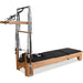 Studio-grade Pilates equipment with push-through bar and jump board