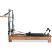Beechwood Pilates reformer frame with ergonomic shoulder rests