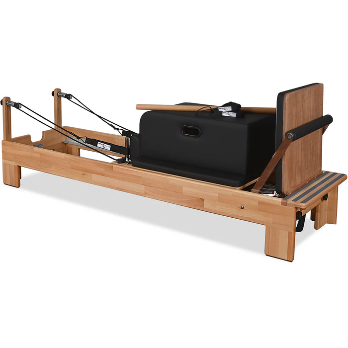 Private Pilates premium wood reformer made from solid beechwood