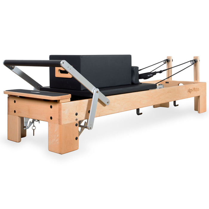Align-Pilates M8-Pro Maple Pilates Reformer with Sitting Box