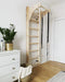 BenchK Series 1 wall bars with adjustable wooden pull-up bar