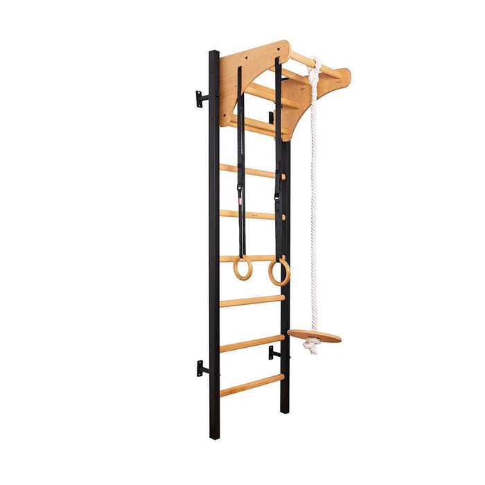 BenchK 211 wall bars with gymnastics kit in Black