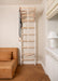 BenchK 211 White wall bars and gymnastic rings