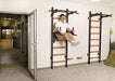 BenchK 222 Black fixed pull-up bar and dip station