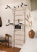 BenchK 222 White fixed pull-up bar and dip station