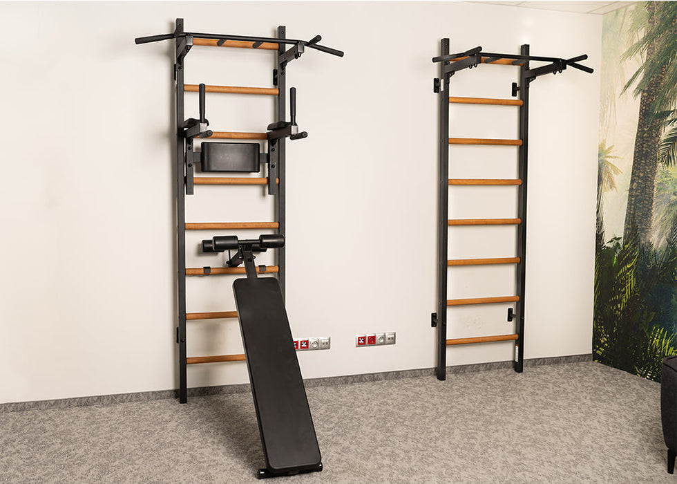 BenchK 223B black wall bars detail