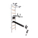 BenchK 223W white Series 2 wall-mounted home gym