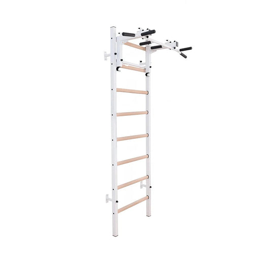 BenchK 231 wall bars with convertible pull-up bar in white