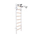 BenchK 231 wall bars with convertible pull-up bar in white