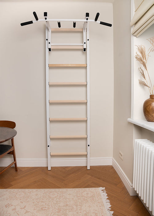 BenchK 231W white wall-mounted home gym