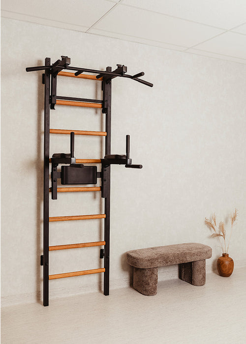 BenchK 232B black stall bars detail