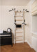 BenchK 232W white Series 2 wall-mounted gym