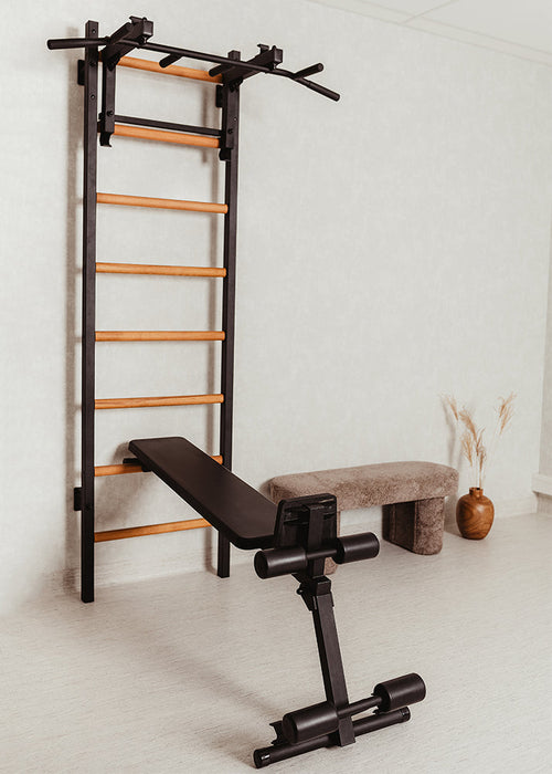 BenchK 233B black wall bars detail