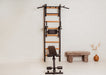 BenchK 233B black wall-mounted home gym