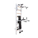 BenchK 233W white wall bars with pull-up bar, dip station and bench