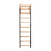 BenchK 711 wall bars with adjustable wooden pull-up bar in black