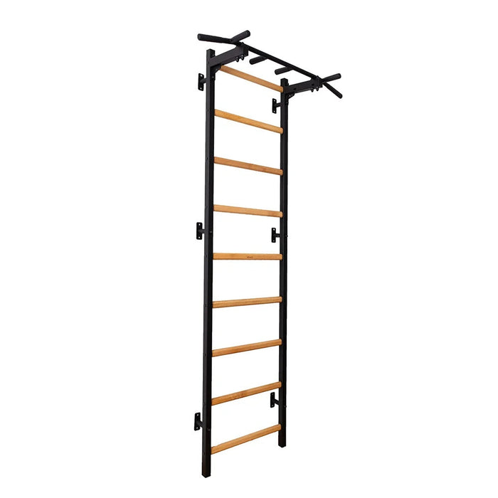 BenchK 721 wall bars with fixed pull-up bar in black