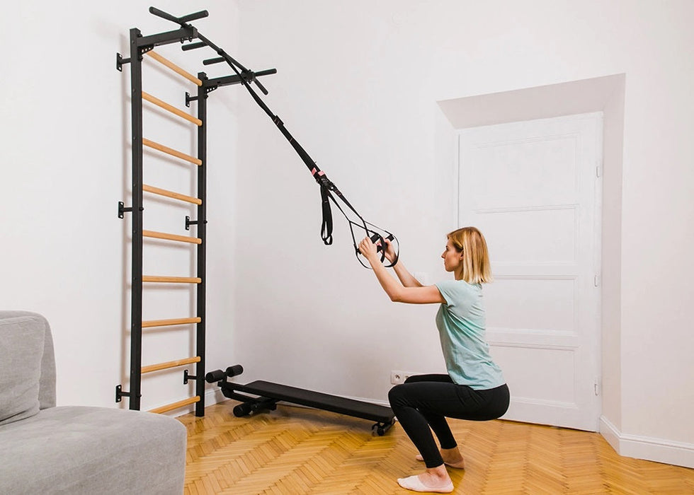BenchK 721B fixed six-grip pull-up bar detail