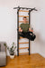 BenchK 722 Black fixed pull-up bar and dip station