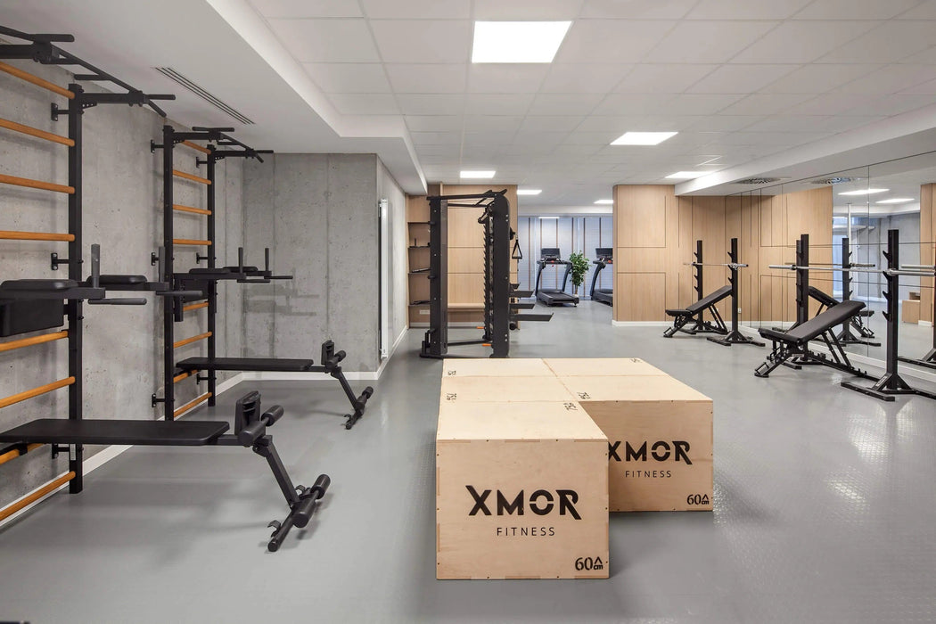 BenchK 723B black Series 7 wall-mounted home gym