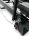 The Core Collab Sculptformer - close-up of footbar and carriage showing adjustable resistance settings