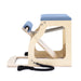 Elina Pilates Alma Chair in Ocean Blue upholstery