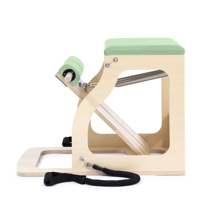 Elina Pilates Alma Chair in Green upholstery