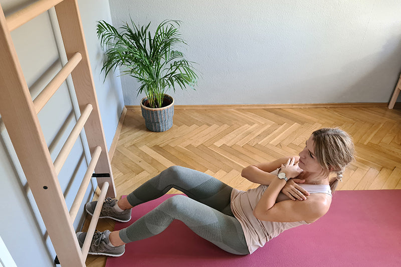 BenchK 100 natural beech wall bars room view