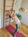 Home gymnastics exercises using BenchK 100 wall bars