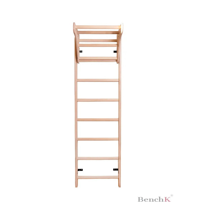 BenchK 111 Swedish ladder with adjustable wooden pull-up bar