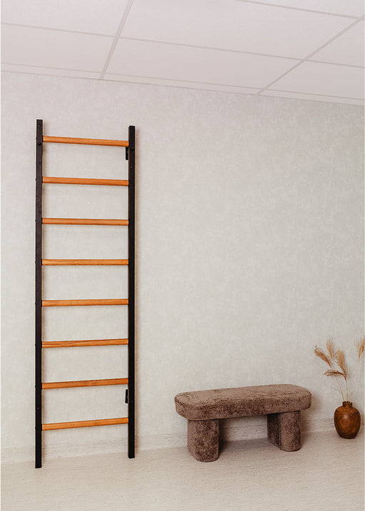 BenchK 200B Black wall bars front view