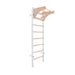 BenchK 211 wall bars in White with adjustable wooden pull-up bar