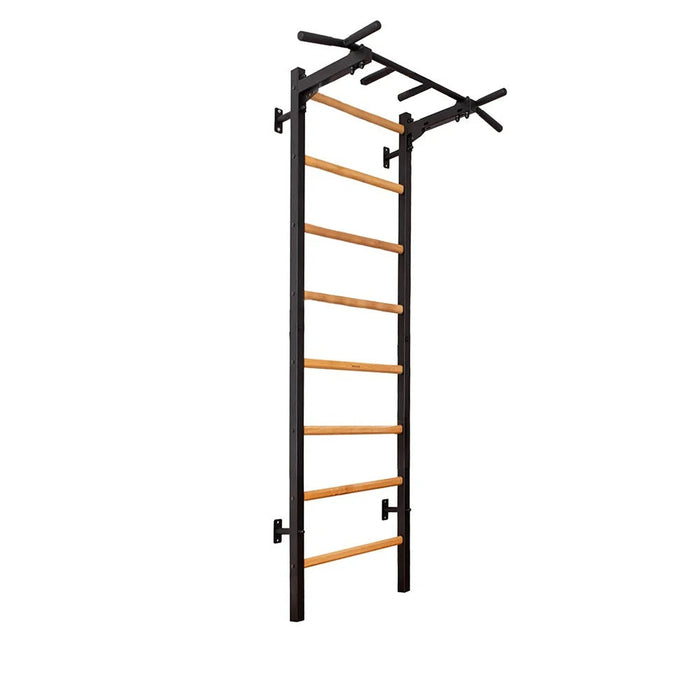 BenchK 221 wall bars in Black with fixed pull-up bar