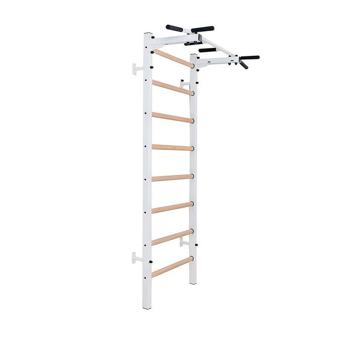 BenchK 221 wall bars in White with fixed pull-up bar
