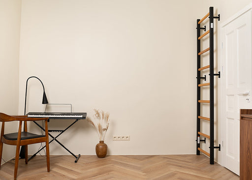 BenchK 700B Black wall bars front view
