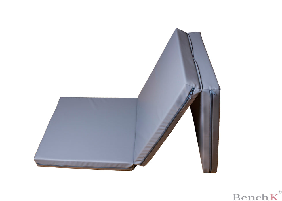 BenchK foldable gymnastic mattress – Gray official view 1