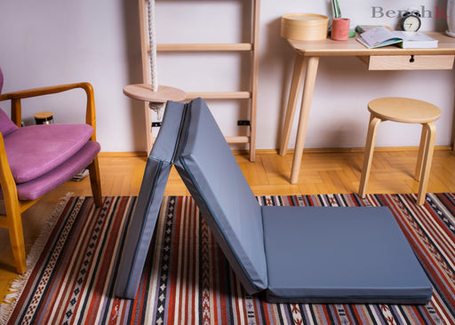 BenchK foldable gymnastic mattress – Gray official view 2