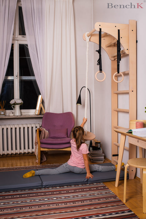 BenchK foldable gymnastic mattress – Gray official view 3
