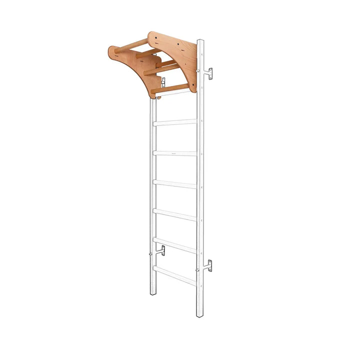 BenchK PB076 oak wooden pull-up bar