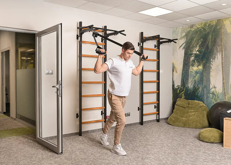 BenchK PB2 steel pull-up bar in black – official view 9