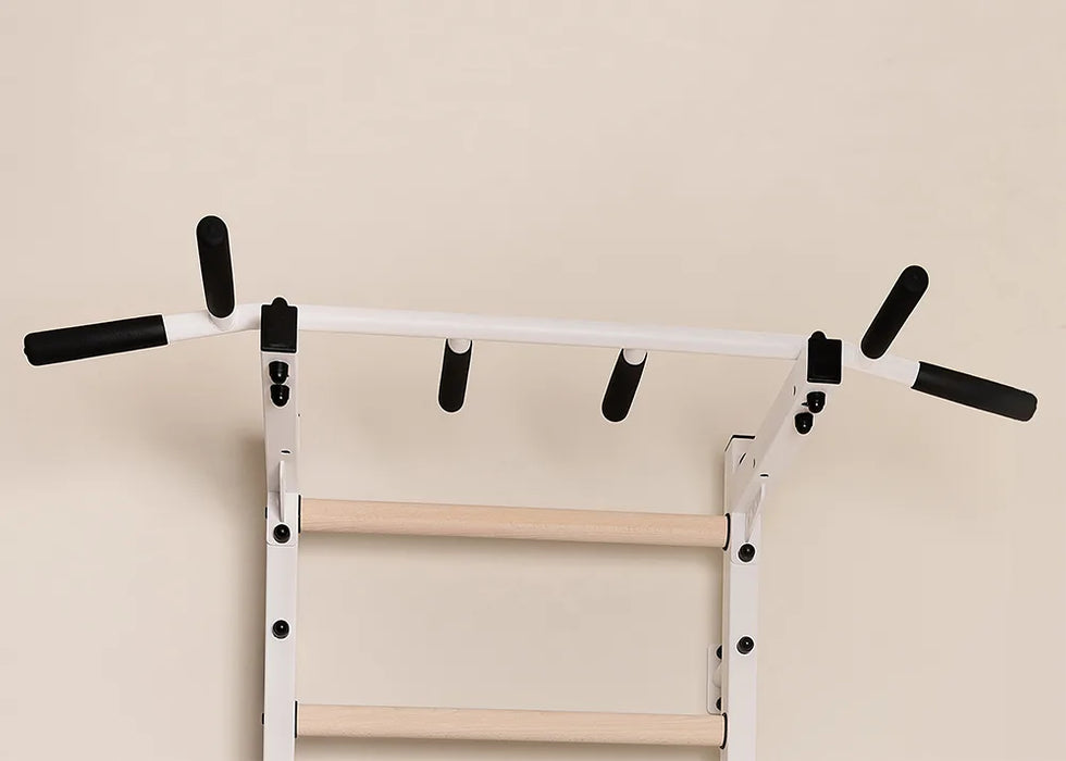 BenchK PB2 steel pull-up bar in white – official view 7
