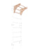 BenchK PB204 wooden pull-up bar in light beech