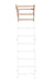 BenchK PB204 light beech pull-up bar installed on wall bars