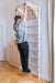 BenchK PB204 light beech pull-up bar side view