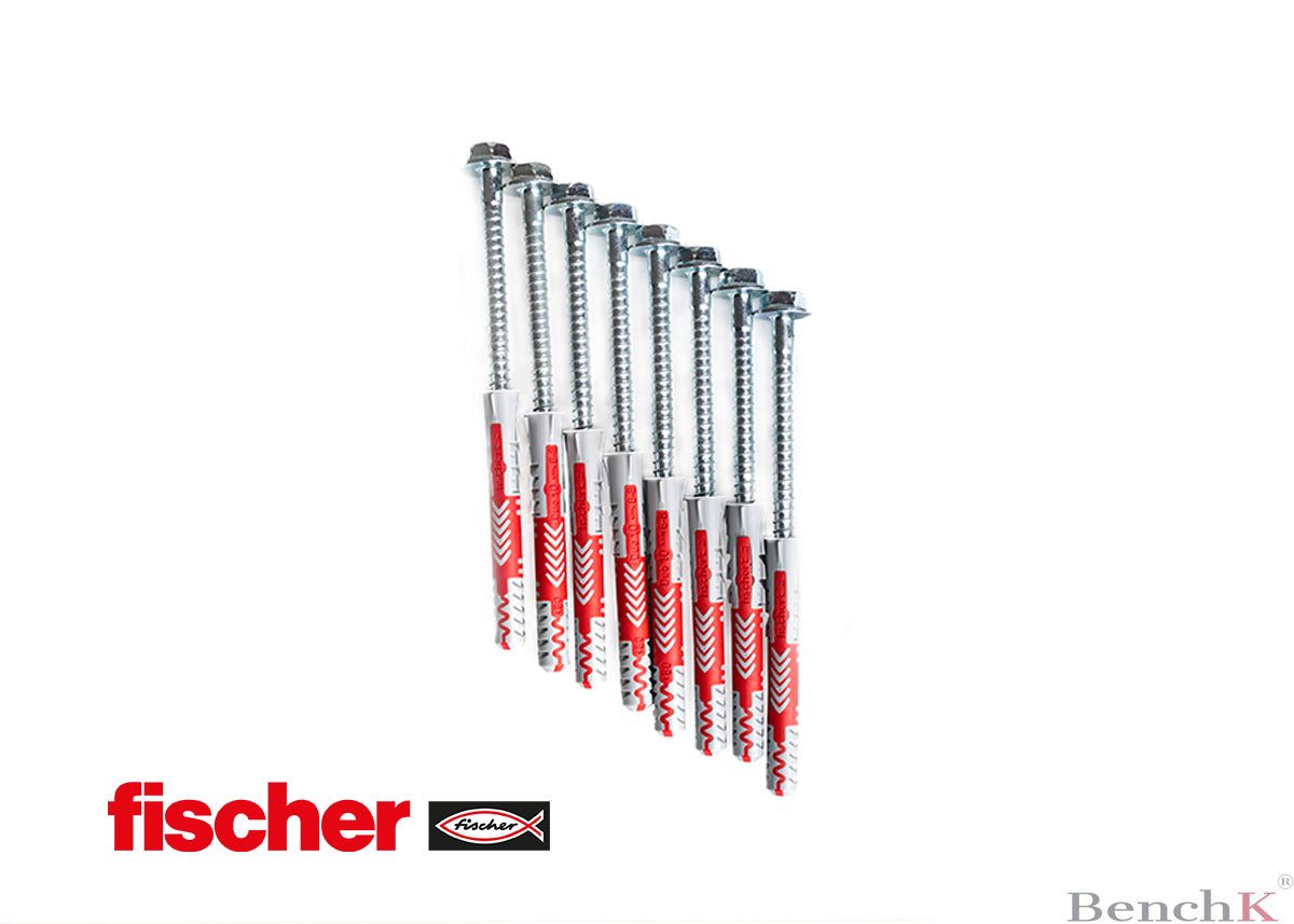 BenchK PS8 Fischer expansion plugs and screws 8-piece set