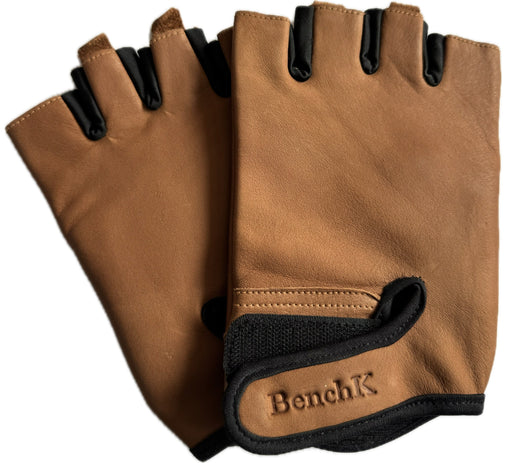 BenchK fingerless leather training gloves