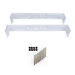 BenchK WH+S8 wall holder – White official view 1