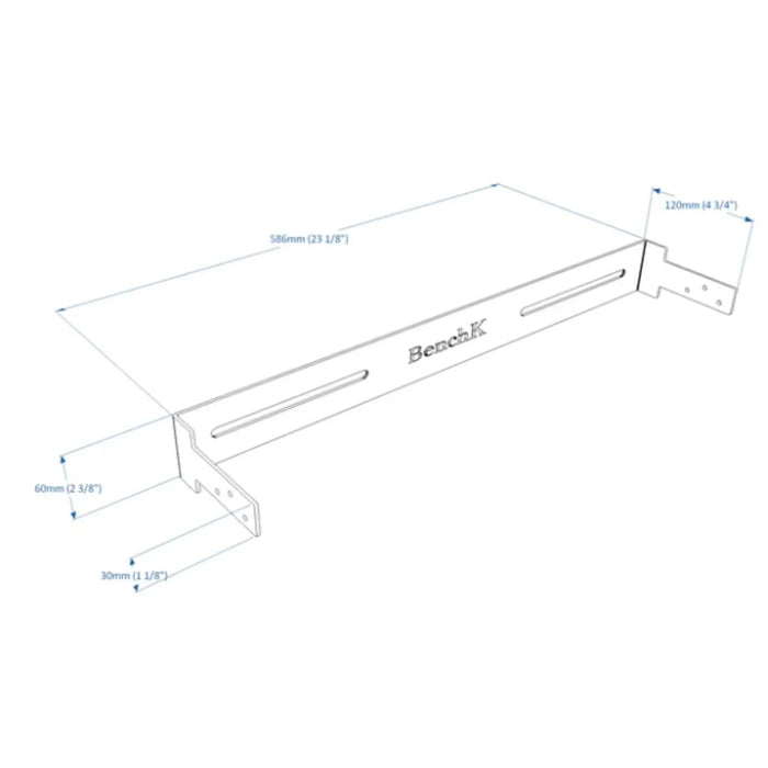 BenchK WH1 wall holder dimensions