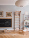 BenchK 111 + A204 natural beech wall bars for a kids room