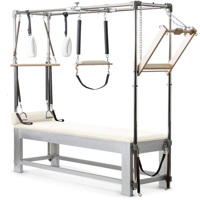 Elina Pilates Classic Aluminium Cadillac in Ivory upholstery